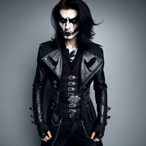 Eric Draven ( from the crow movie) full body shot
