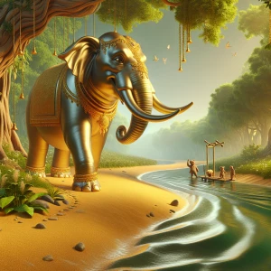 हाथी राजा कहाँ चले

हाथी राजा, कहाँ चले,
सुनहरी राहों पर किसे मि...