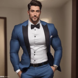 And the handsome zaddy was showing off