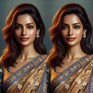 Create a character profile for a South Asian female Instagram in...