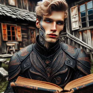 Caranthir-Ar-Fieniel from the Witcher. Black eldritch armor. Pal...