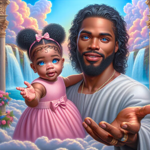 Create a 3D realistic artwork featuring the phrase 'Jesus Saves'...