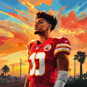 Patrick Mahomes, gta art style