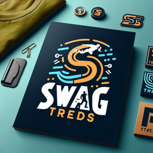 Create a logo for the fashion brand "Swag Trends" that creativel...