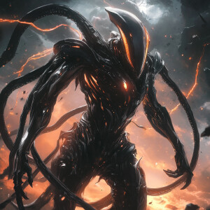 An otherworldly Reaper alien morphs into a formidable master war...