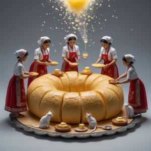 Ein hyperrealistisches Bild eines traditionellen marokkanischen...