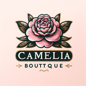 Create a logo for dress shop «Camelia Boutique»