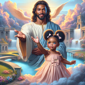 Create a 3D realistic artwork featuring the phrase 'Jesus Saves'...