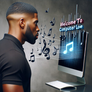 Picture a Handsome African American male. He has a low cut cease...