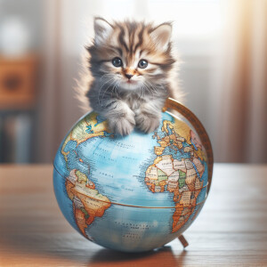 A little kitten has captured the whole world