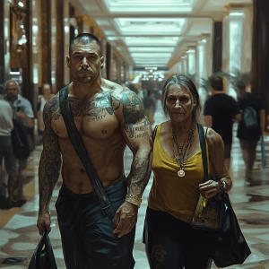 Create a high-definition digital art piece in a 1:1 aspect ratio...