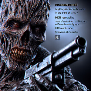 🔫💀🔫, horror core,  ultra-detailed character, ultra-realistic,...