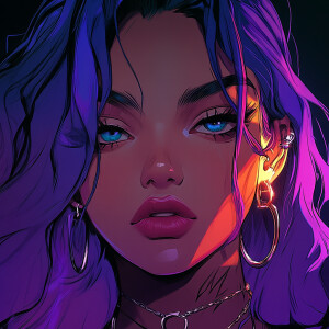 cartoon illustration close up gangsta emojis striking ,dark colo...