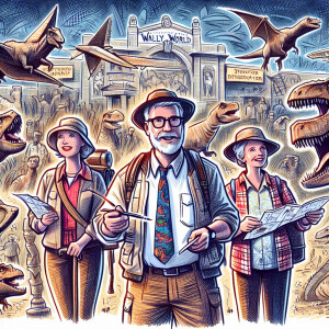 Create a mashup story combining elements from Jurassic Park and...