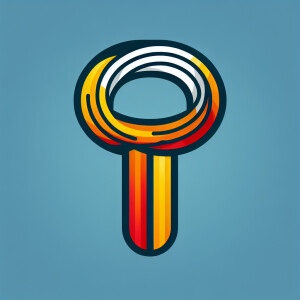 Create a logo that uses the letter “T” in an infinite loop