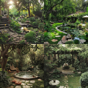 Dream backyard garden