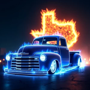 create an image depicts a striking and vibrant digital art style...