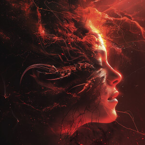 Ultra-realistic, high-definition rendering, double exposure, cin...