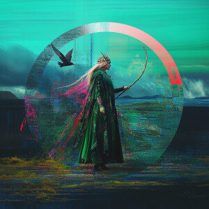 Goddess Rhiannon from Wales Mythology 
--sref 2586252172 3196748...