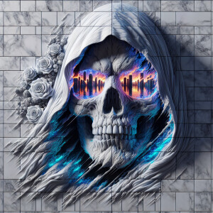 Realistic, detailed, precise, HDR, 3D rendering, image of graffi...