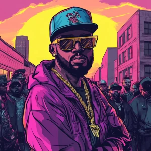 Hip Hop Music Album Cover