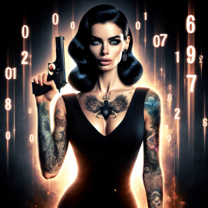 Pauley Perrette 007 movie poster