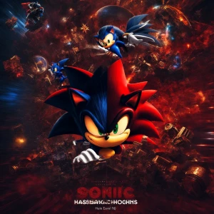 Shadow the Hedgehog vs sonic with the words "SonicFan101-x8k" at...