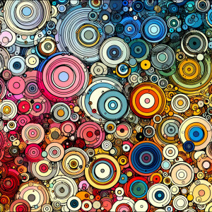 create thick circles doodles