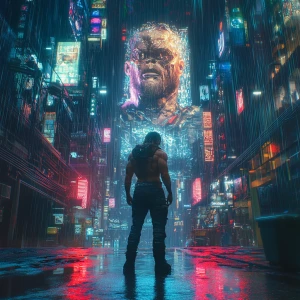 Shot with an impossible fusion of quantum photorealism and AI-en...