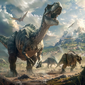 Картинка с динозаврами