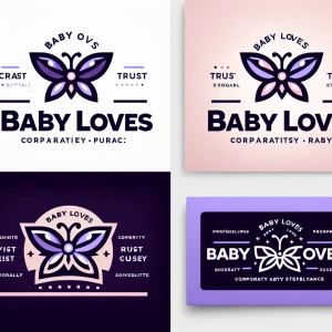 Please design three versions of the brand logo name professional...
