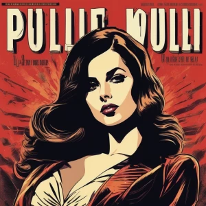 Create an illustration of Lana Del Rey styled as a character on...