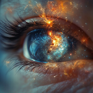 The wonders of the universe within your eyes