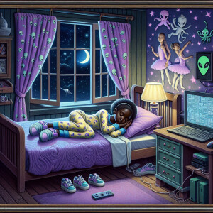 Original prompt by Latiqua Tee Tee Smith


whimsical wet oil car...