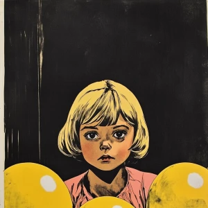 Yellow balls and pink dolls —sref 2