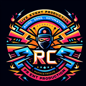 Create a logo that encapsulates the essence of a live event spec...