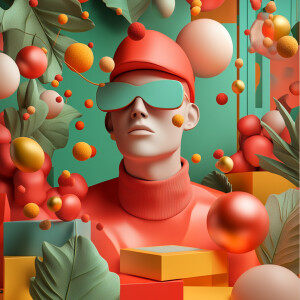 create a  ultra high resolution 3D beautiful ,eyecatching, atten...