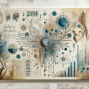 The golden ratio, Minimalist art Circuit, boards, circuitry, diagrams Cellular structures, DNA, circuit boards, colorful wires,  asian and Egyptian  graffiti, lie detector graphs, cardio printout, branches Bones painterly background rust