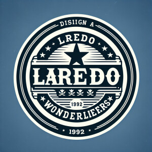 Create a badge for the business named “Laredo Wonderliers” estab...