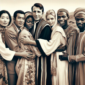 "Portray a series of culturally diverse individuals from differe...