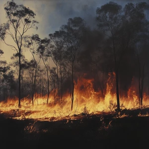 Bush burning but not consumed