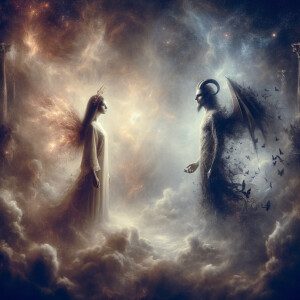 Goddess lilith meet God Lucifer, epic scene