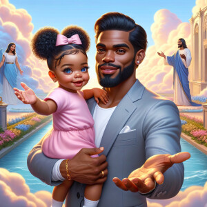 Create a 3D realistic artwork featuring the phrase 'Jesus Saves'...