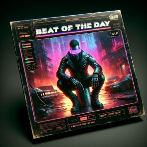 Design an album cover for the rap artist Dark Patter featuring t...