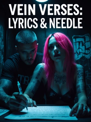 Create a YouTube channel cover photo featuring the title "Vein V...