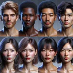 Bts all members ai animated picture