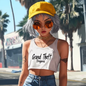 young, rebellious gta-style character. The character should have...