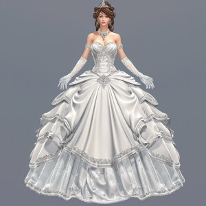 a full body ai 3d illustration of a woman wearing of a woman wea...