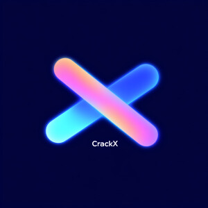 logo "CrackX" An attractive, modern logo similar to application...