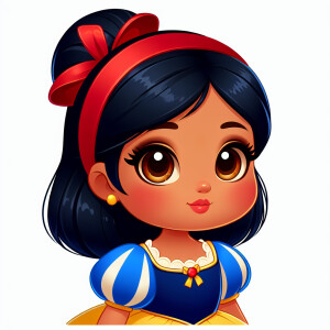 A Carmel color skin tone version of Snow-white